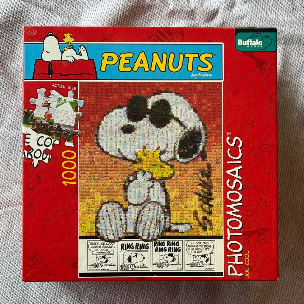 Buffalo Games Peanuts Photomosaics Puzzle - Red
